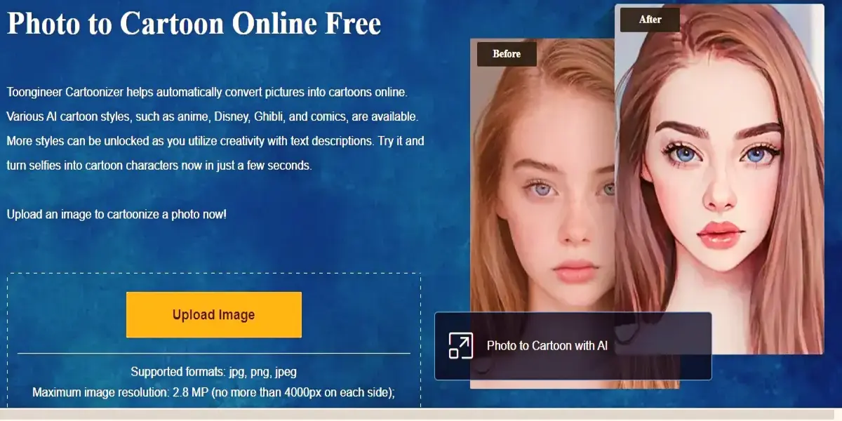 Top 14 Best AI Photo to Cartoon Makers Online For Free (2024)